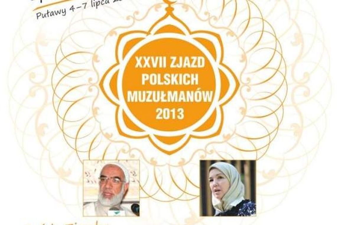 Zjazd muzułmanów w Puławach pod osłoną policji