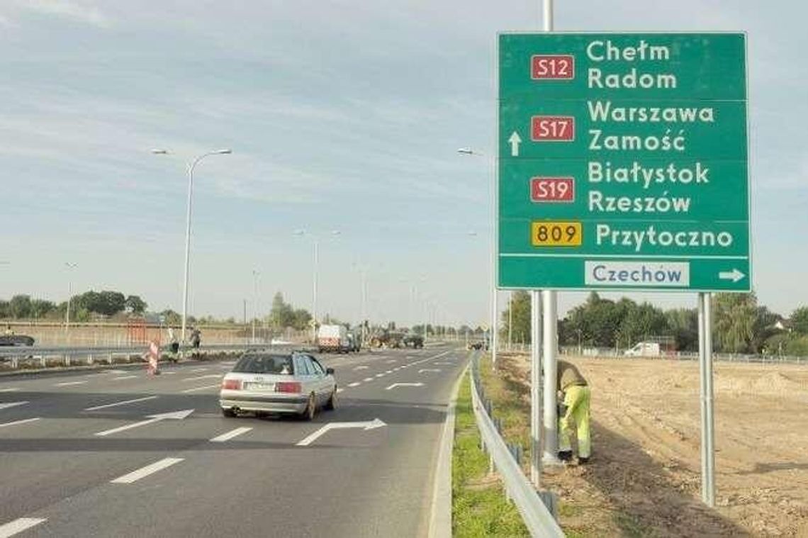 Zjazd z obwodnicy na ul. Poligonową już otwarty