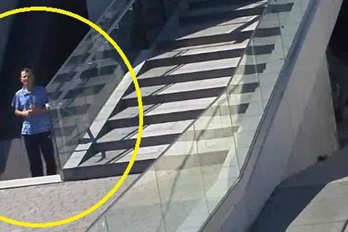 Złodziej koło Aqua Lublin. Nagrała go kamera [wideo]