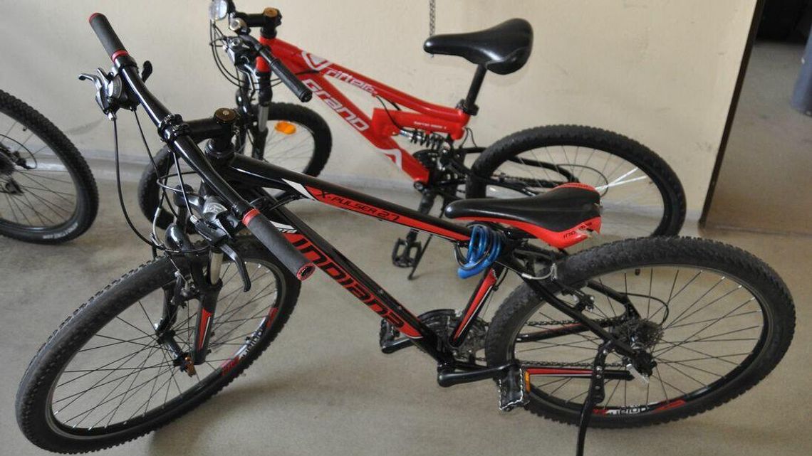 Złodziej rowerów zatrzymany. Policjanci odzyskali skradzione rzeczy