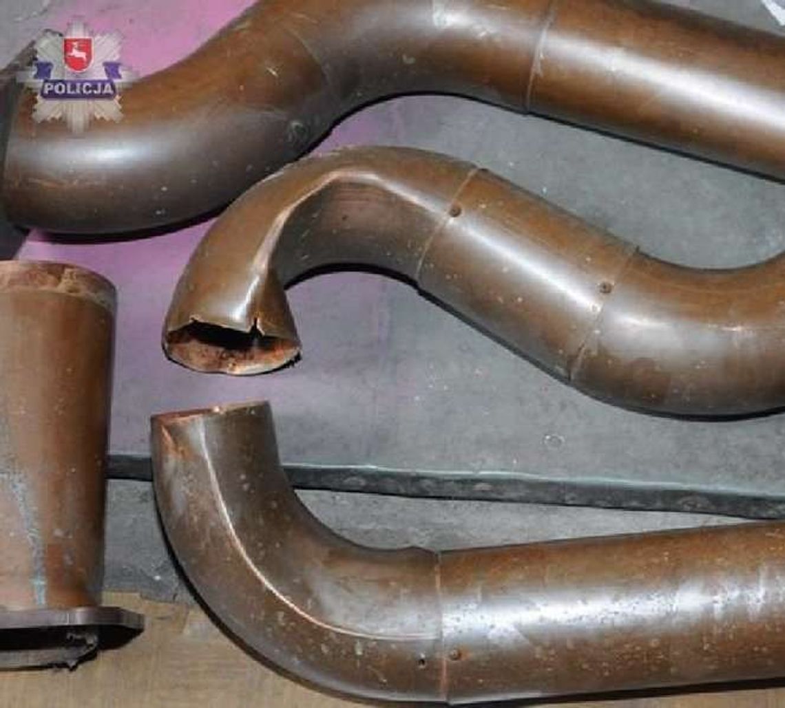 Złodziej ukradł rynny z kościoła