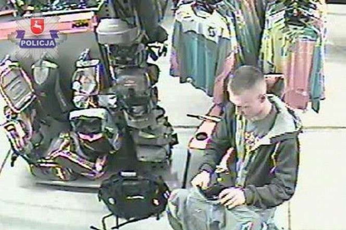 Złodziej wyszedł z drogą kurtką