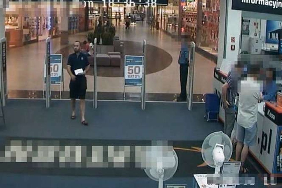 Złodziej z centrum handlowego nagrany przez kamerę (wideo) Złodziej z centrum handlowego nagrany przez kamerę (wideo)