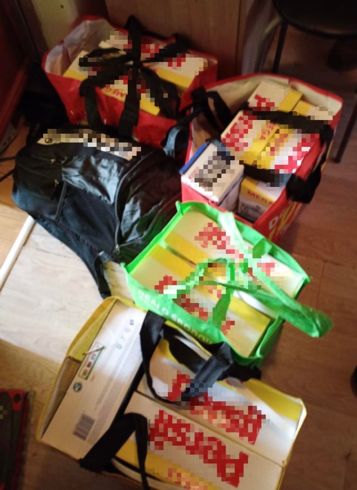 Złodziejaszki, którzy lubili porządek wpadli w ręce policji skradzione produkty
