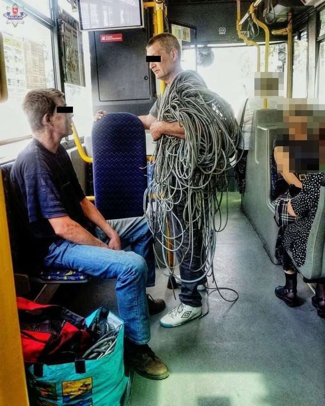 Złodzieje kabli z akcji wracali autobusem komunikacji miejskiej