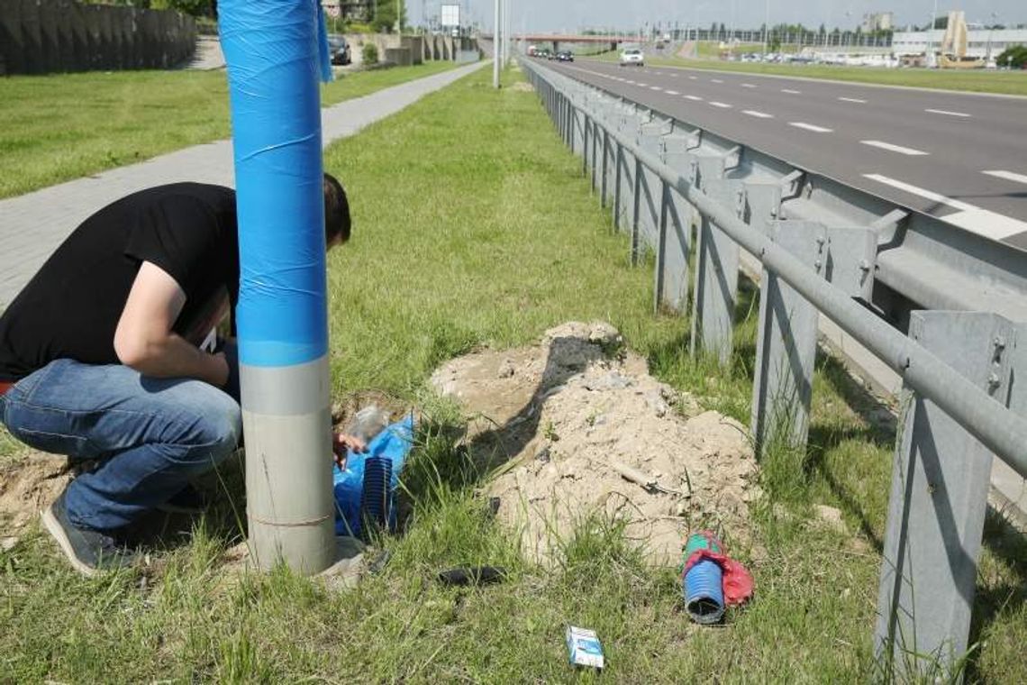 Złodzieje znowu dobierają się do latarni w Lublinie