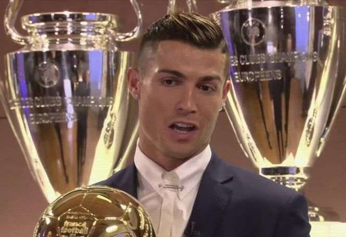 Złota Piłka dla Cristiano Ronaldo (wideo)
