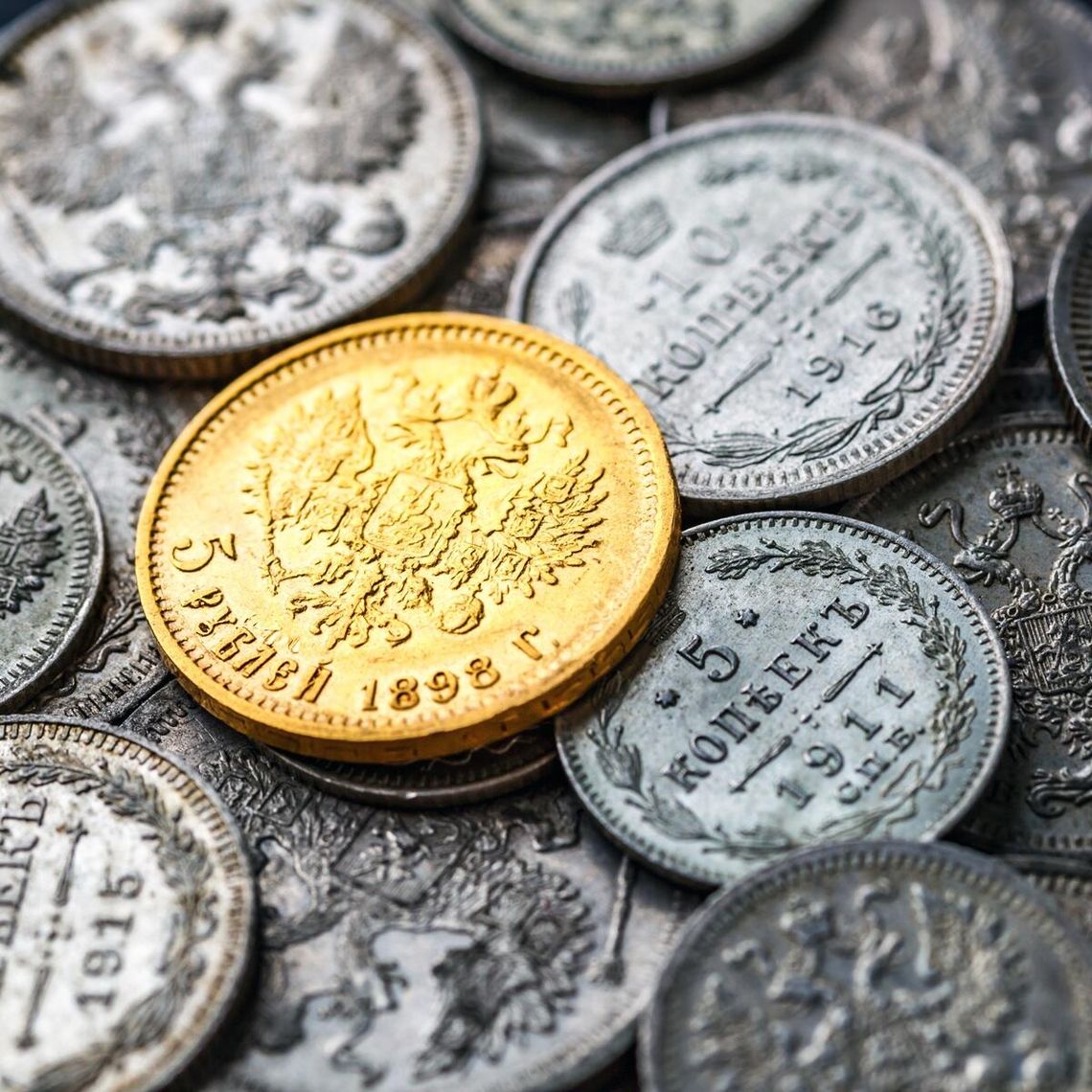 Złote monety rosyjskie – świadkowie historii ziem polskich pod zaborem rosyjskim