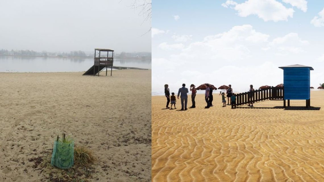 Złoty piasek zamiast szarego pyłu. Tak ma wyglądać zalew w Kraśniku Złoty piasek zamiast szarego pyłu. Tak ma wyglądać zalew w Kraśniku