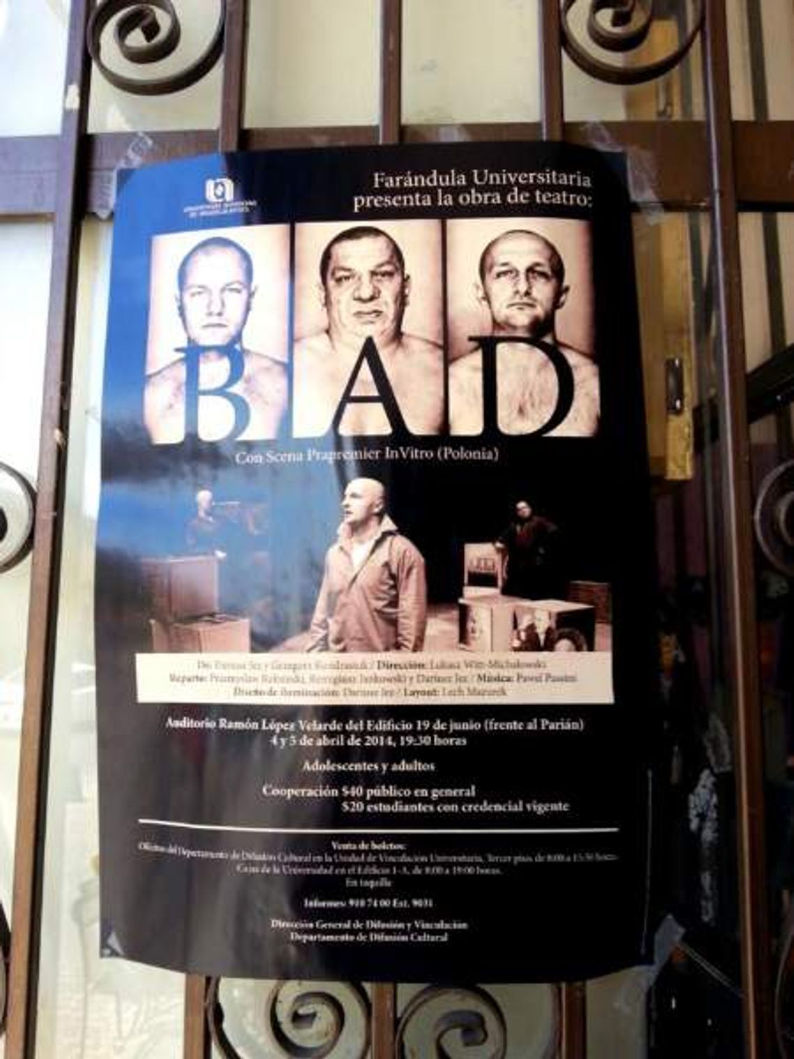 Zły - spektakl i spotkanie z aktorami