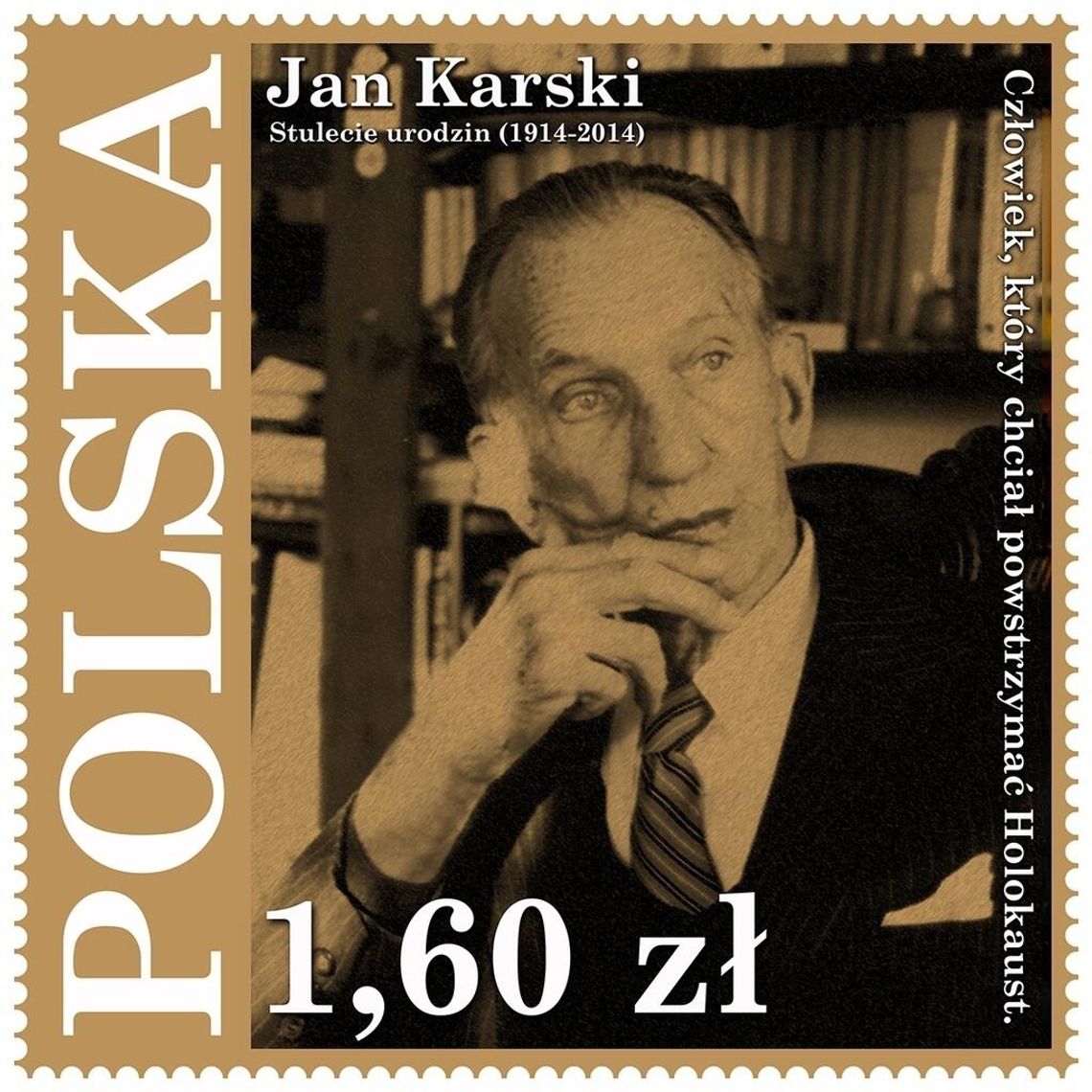 Znaczek pocztowy na stulecie urodzin Jana Karskiego 