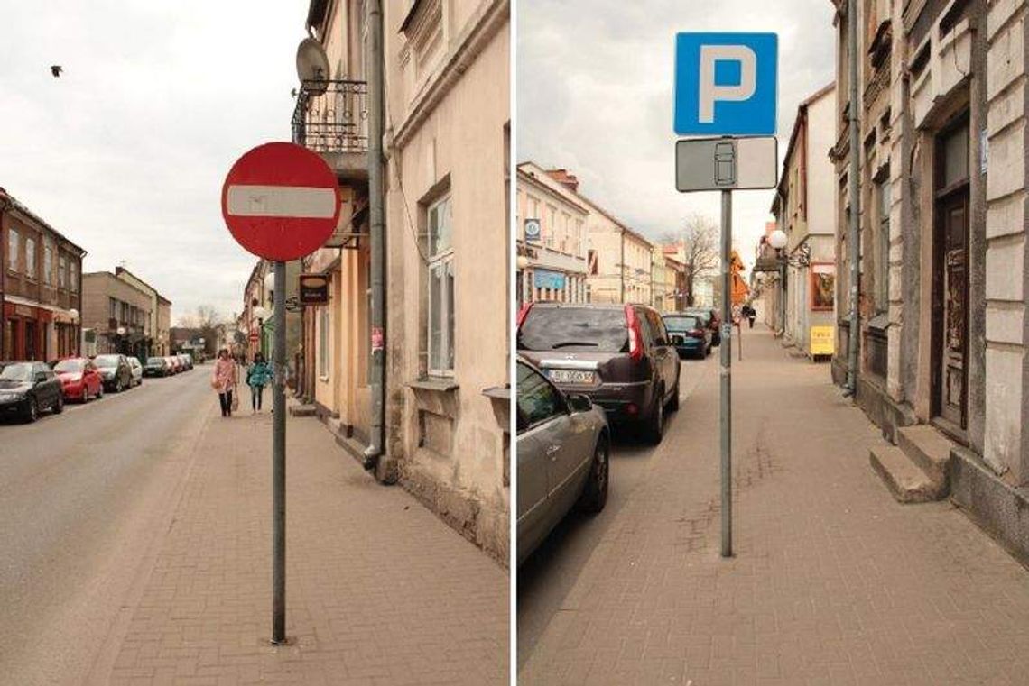 Znaki drogowe dają się we znaki niewidomym Znaki drogowe dają się we znaki niewidomym