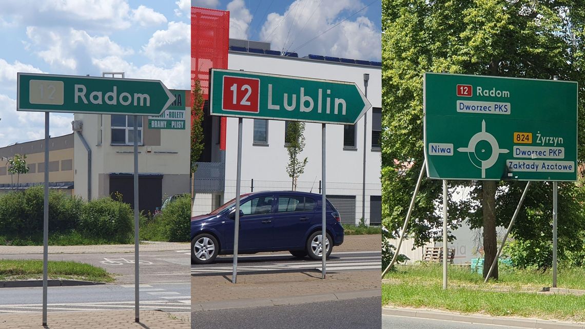 Znaki drogowe nie nadążają za rozwojem dróg. W Puławach nadal "nie widzą" obwodnicy