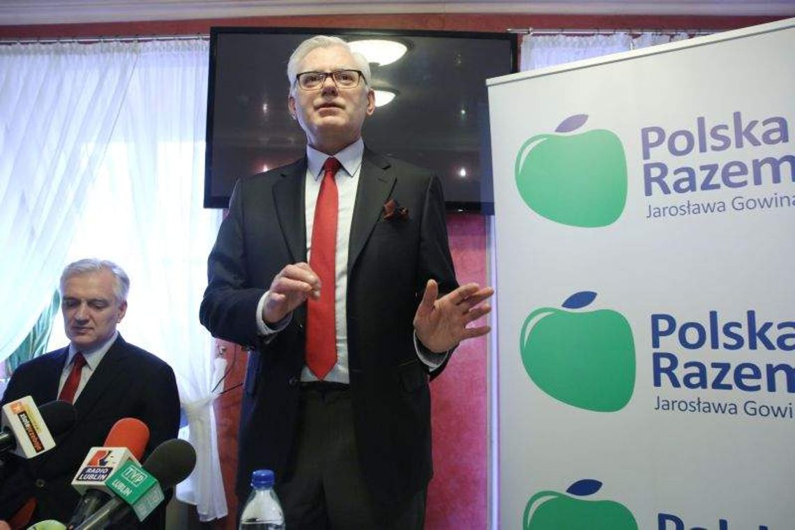 Znamy pół listy Gowina w Lublinie Znamy pół listy Gowina w Lublinie