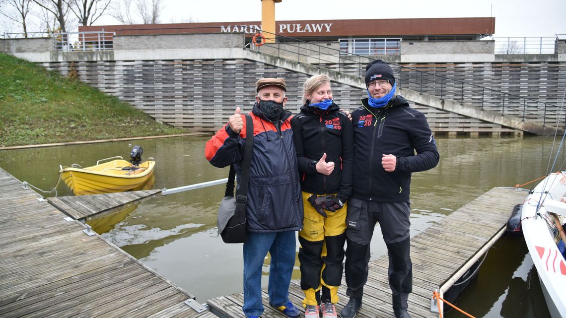 Znani podróżnicy pod wrażeniem puławskiego portu 
