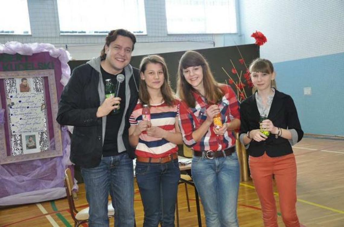 Znany aktor odwiedził gimnazjalistów (zdjęcia)