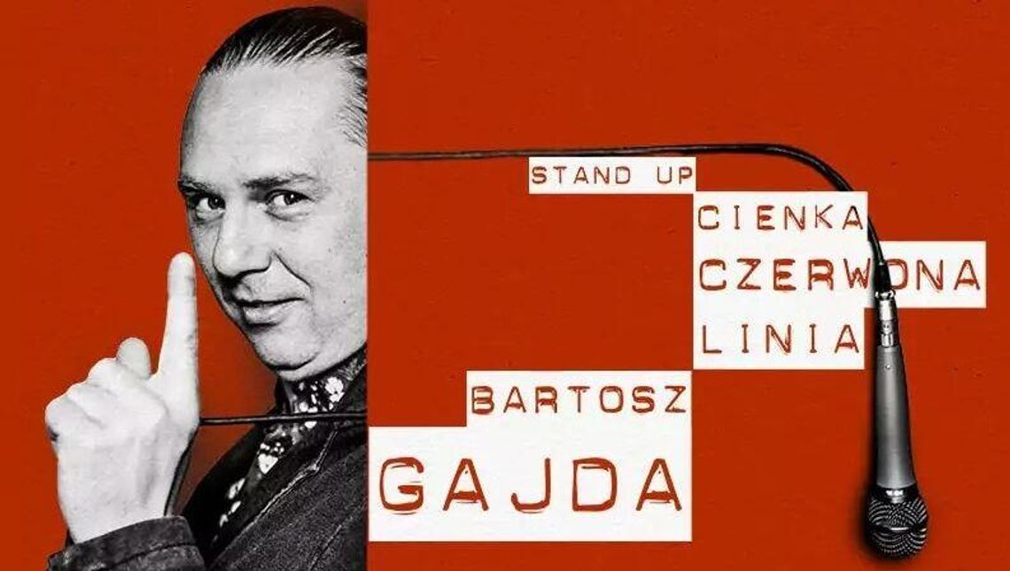 Znany komik, Bartosz Gajda wystąpi w Domu Kultury LSM