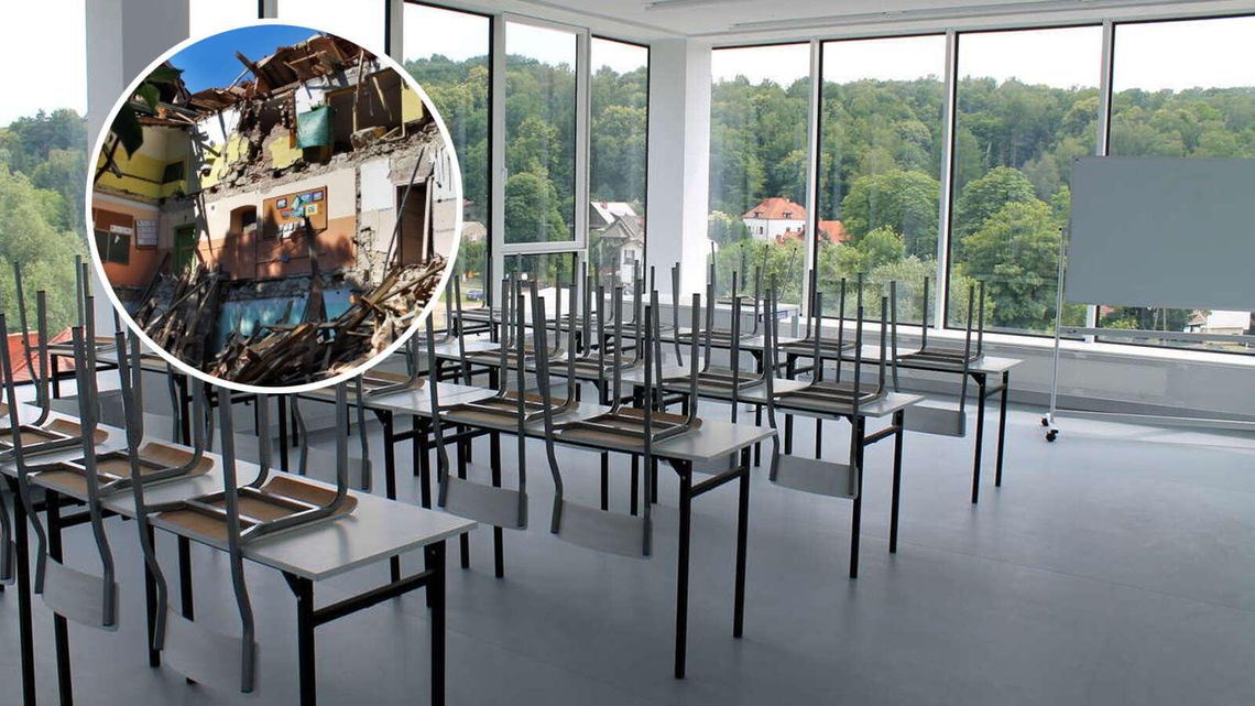 Zniszczona w wybuchu szkoła w Kazimierzu odbudowana. Uczniowie czekali na to 7 lat