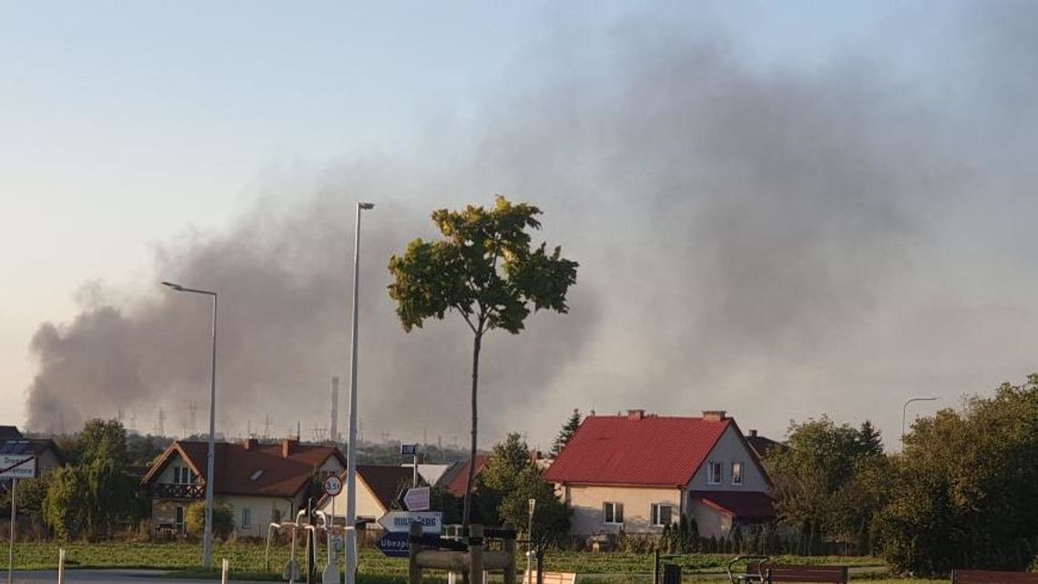Znów pożar przy Węglowej w Lublinie. W nocy spaliło się tam 600 olbrzymich zbiorników