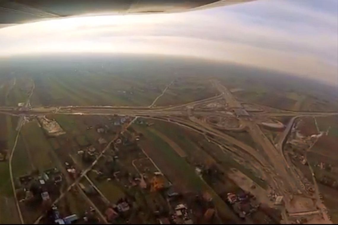 Zobacz budowę S17 z lotu ptaka (wideo)