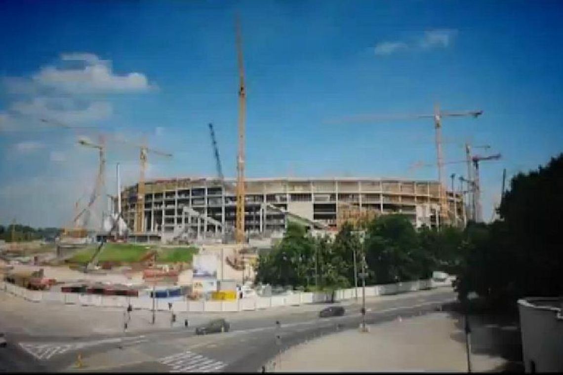 Zobacz jak budowali Stadion Narodowy. Krótki film z 3 lat budowy (wideo)