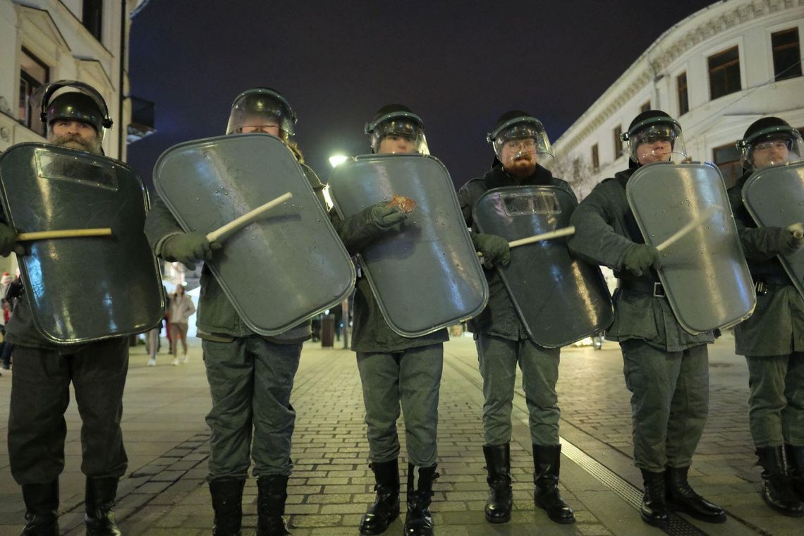 ZOMO na ulicach Lublina. Przypomnieli stan wojenny ZOMO_Lublin