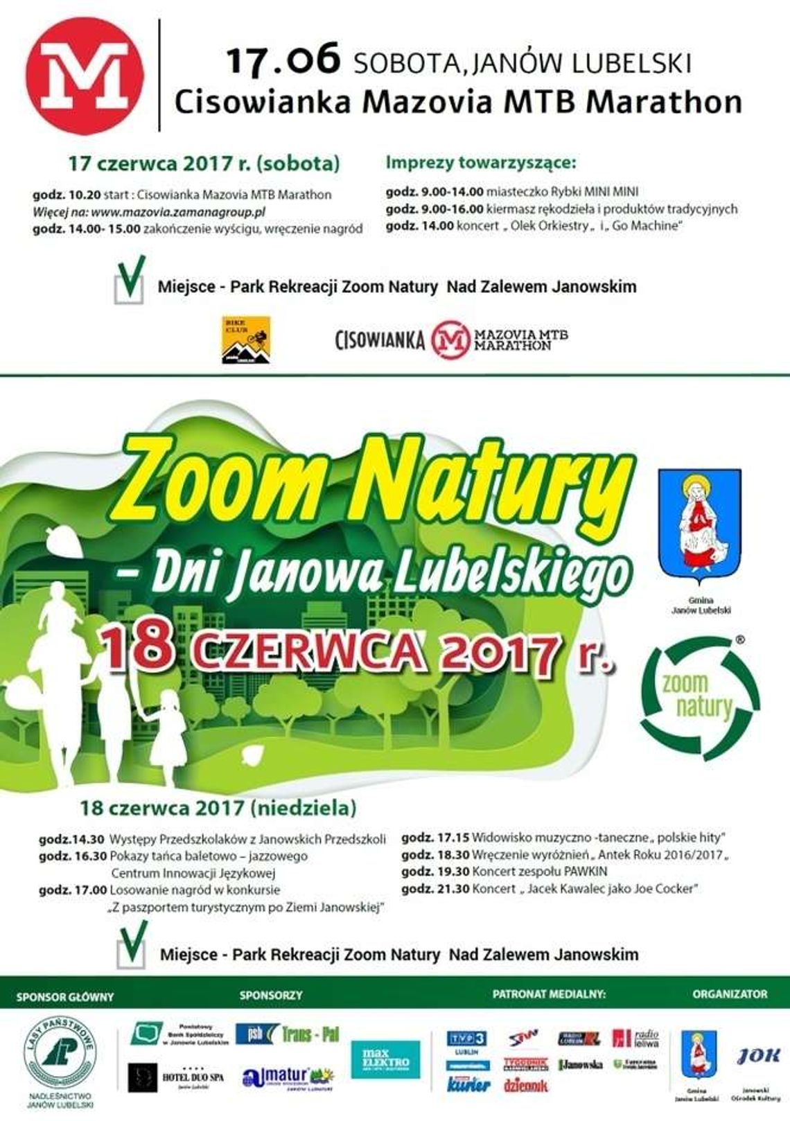 Zoom Natury: Dni Janowa Lubelskiego 2017 - program
