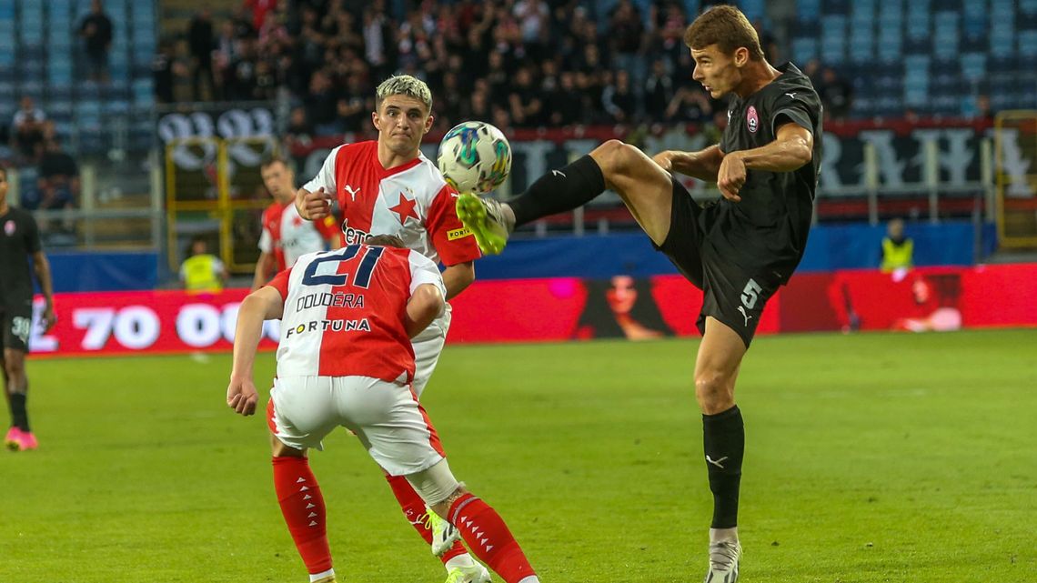 Zoria Ługańsk postraszyła Slavię, ale nie odrobiła strat z Pragi. Na Arenie Lublin będzie Liga Konferencji [zdjęcia]