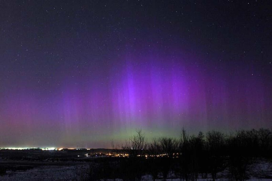 Zorza polarna nad Białymstokiem (zdjęcia, wideo)