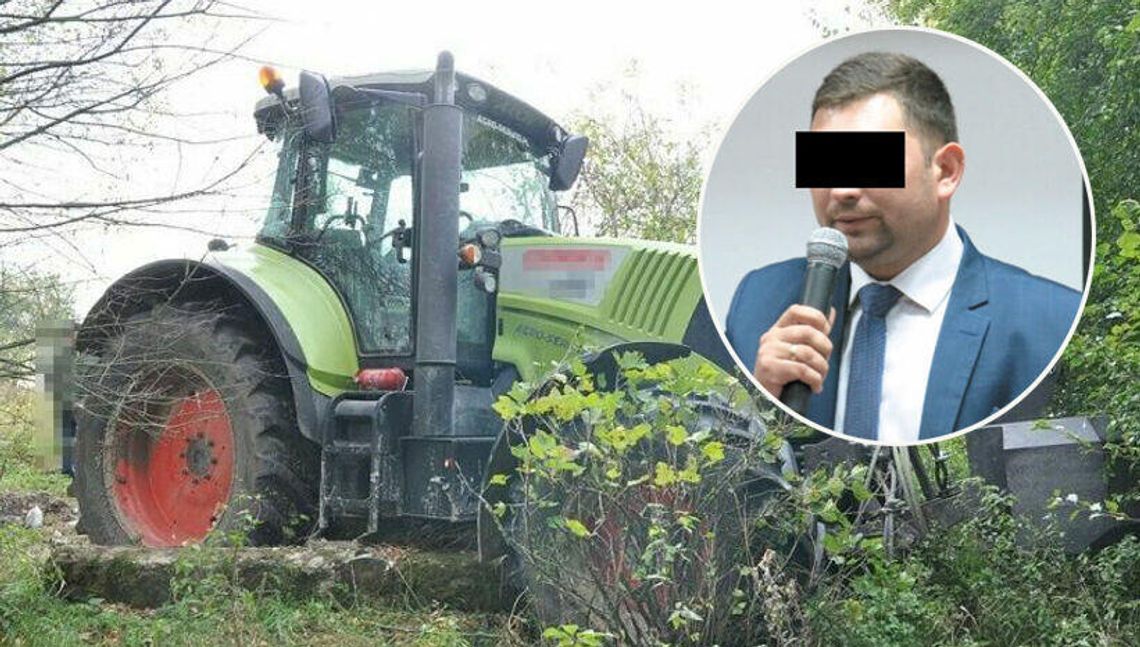 Zuchwała kradzież traktora. Przed sądem stanie radny 