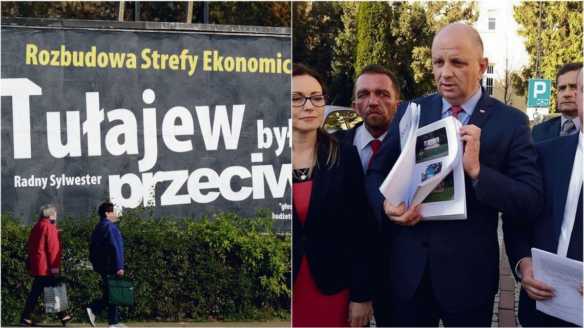 Żuk kontra Tułajew. Brutalny finisz kampanii, czyli wojna na billboardy Żuk kontra Tułajew. Brutalny finisz kampanii, czyli wojna na billboardy