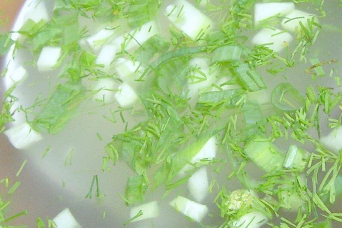 Zupa sałatowa z Wojciechowa