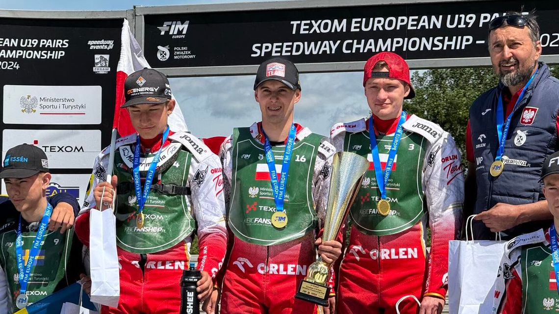 Żużlowcy Orlen Oil Motoru pomogli reprezentacji Polski zdobyć tytuł mistrzów Europy par do 19 roku życia