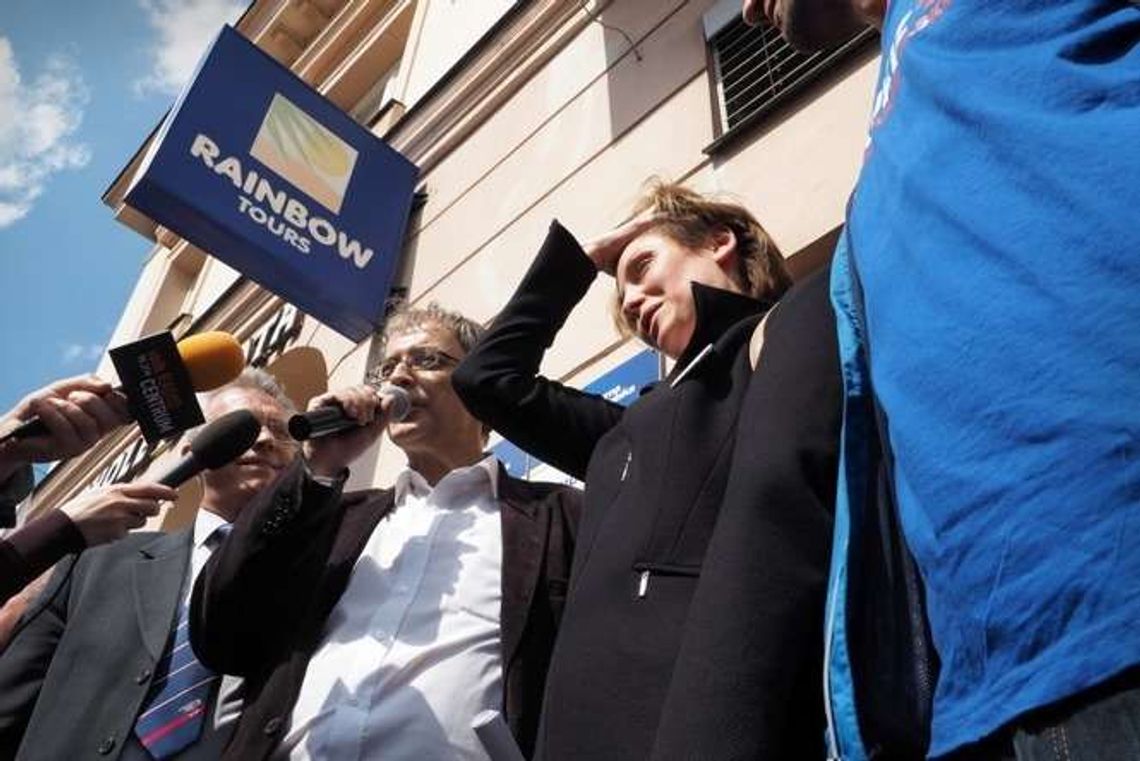 Związkowcy z PZL-Świdnik kontra posłanka Joanna Mucha (wideo)