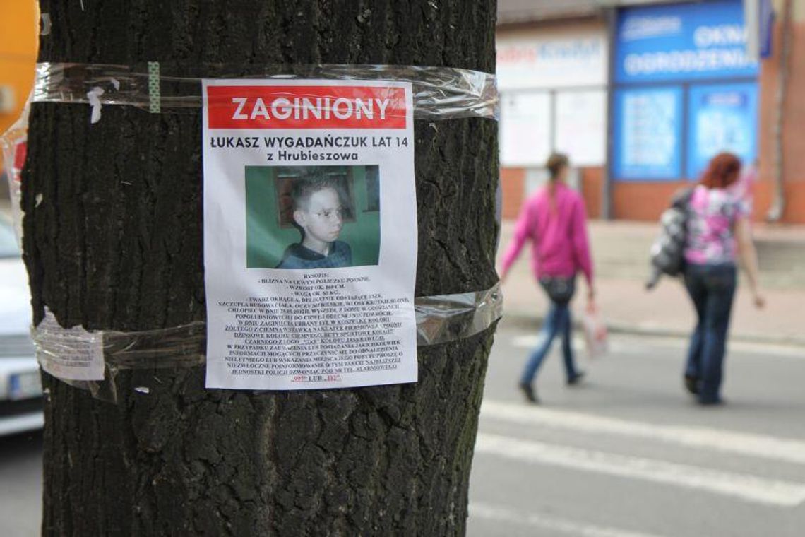 Zwrot w sprawie zaginionego Łukasza. Jest w Zamościu?