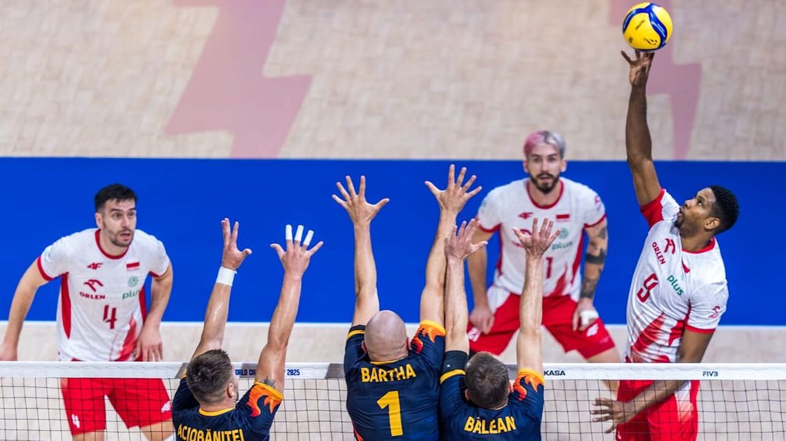 Zwycięstwo Polaków w pierwszym meczu mistrzostw świata siatkarzy