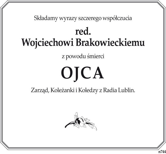kondolencje z powodu śmierci Ojca