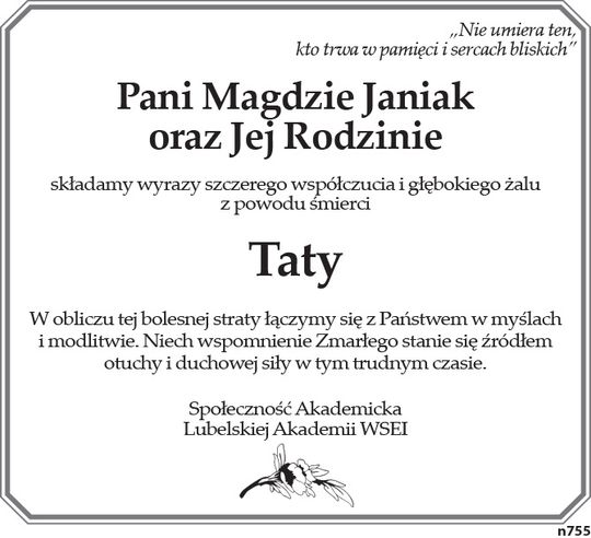 kondolencje Piotr Siwkiewicz