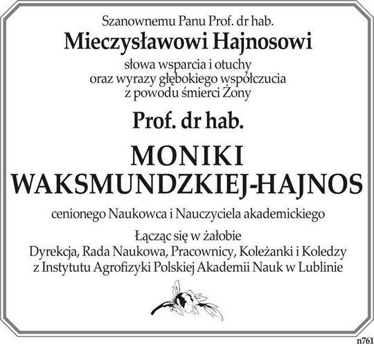 Mieczysławowi Hajnosowi