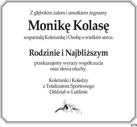 pożegnanie Pani Moniki Kolasy
