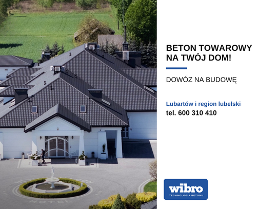 Beton towarowy Lubartów i okolice - produkcja i dostawa