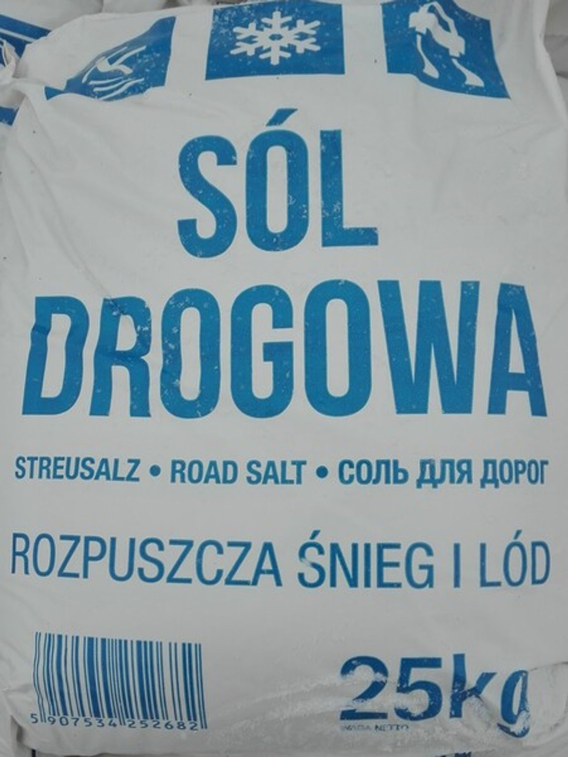 Sól drogowa 25 kg – Lublin – hurt/detal – Atut-Bis gruboziarnista