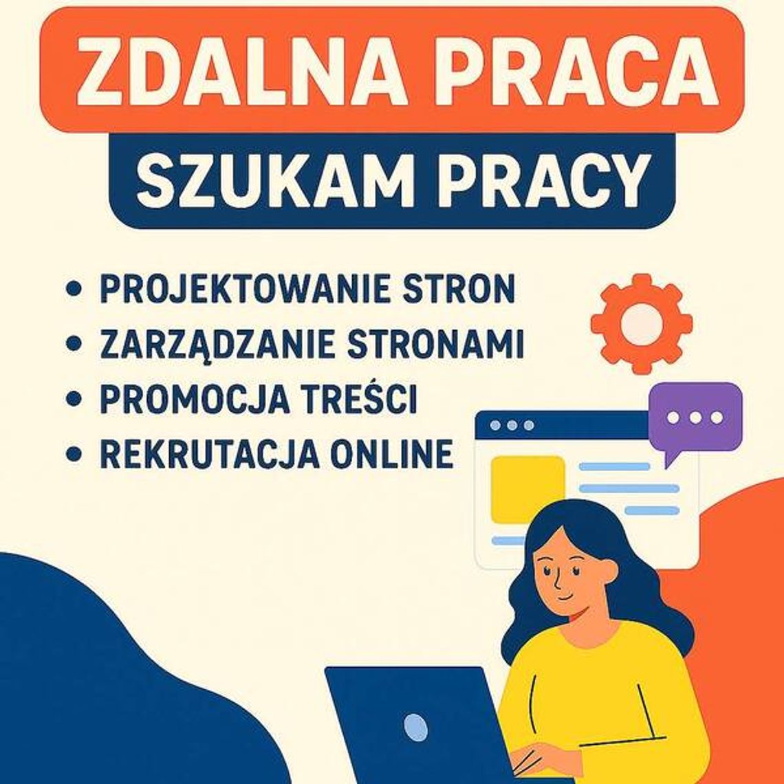 Szukam pracy - projektowanie i obsługa stron internetowych / marketing online / rekrutacja