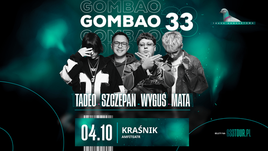 GOMBAO33 w pełnym składzie z Matą zagra w Kraśniku