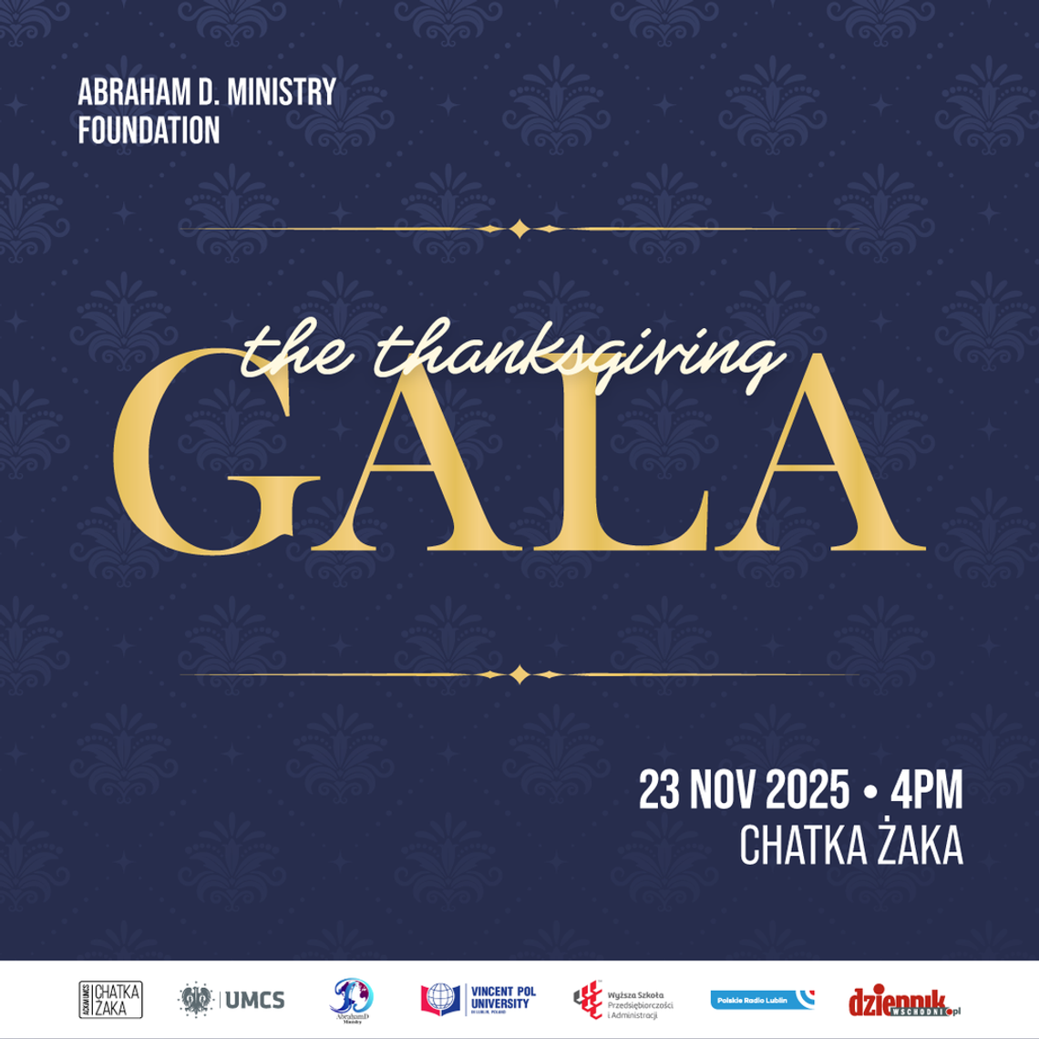 Gala Thanksgiving 2025 w Chatce Żaka Gala Thanksgiving
