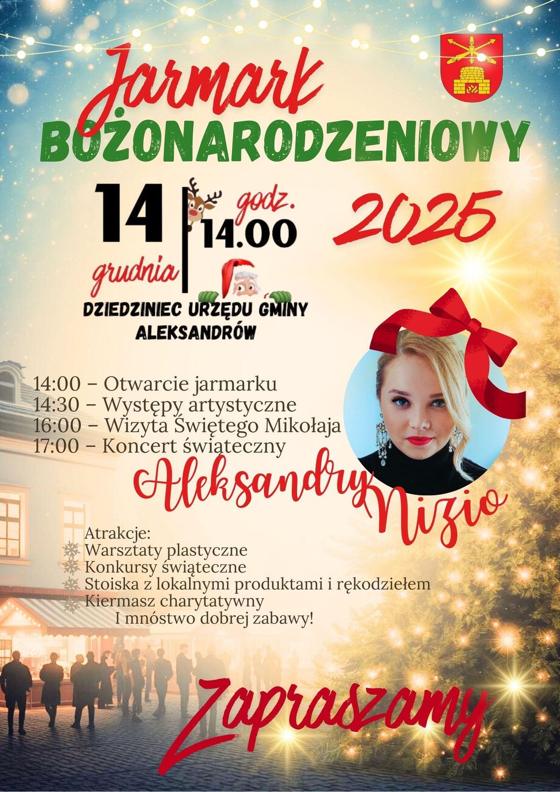 Jarmark Bożonarodzeniowy w Aleksandrowie