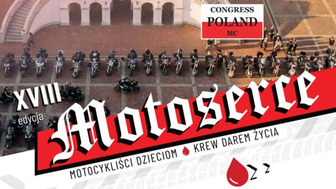 Motocykle, muzyka i pomoc, która ma znaczenie. Motoserce 2026 Motoserce 2026 – motocykliści Congress Poland MC i akcja krwiodawstwa