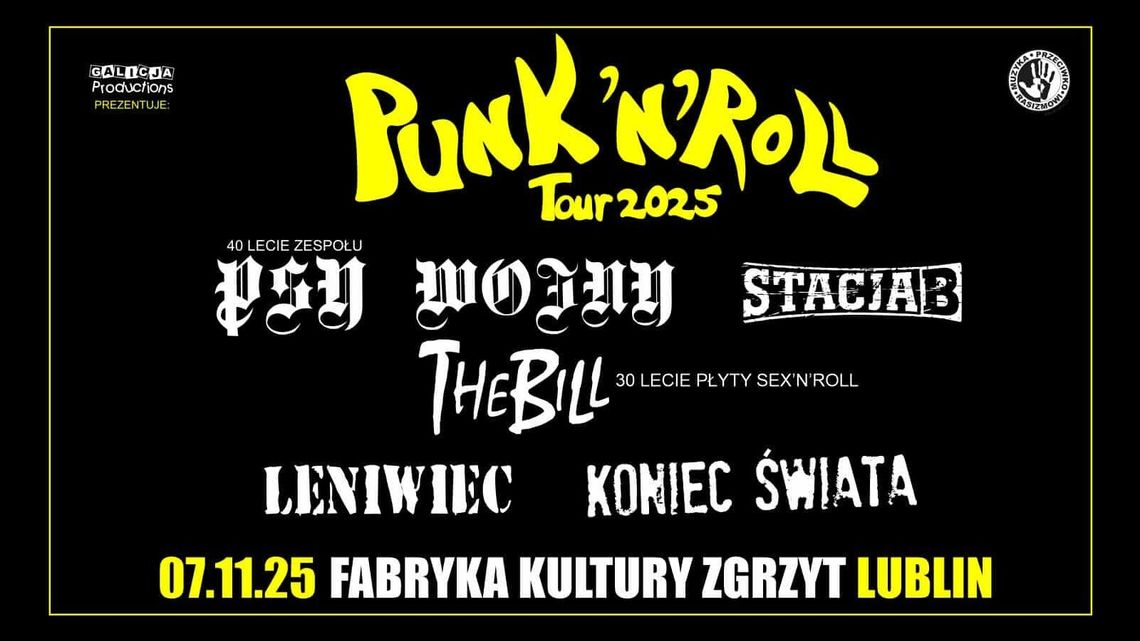 PUNK AND ROLL Tour w Lublinie