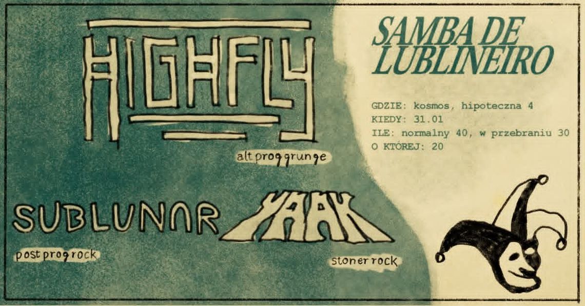 SAMBA DE LUBLINEIRO Grafika promująca wydarzenie