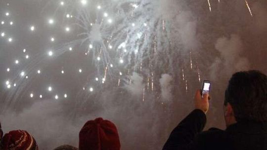 Zamościanie witają Nowy Rok